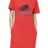 Women's T-Shirt Dress Half Sleeve