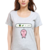 Women's Round Neck Half Sleeve T-shirt 'I Believe in You'