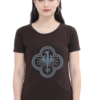 Women's Round Neck Half Sleeve T-shirt 'Symbol'