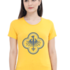 Women's Round Neck Half Sleeve T-shirt 'Symbol'