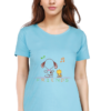 Women's Round Neck Half Sleeve T-shirt 'Friends'