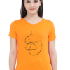 Women's Round Neck Half Sleeve T-shirt 'You Can't Get Lost....'