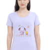 Women's Round Neck Half Sleeve T-shirt 'Friends'