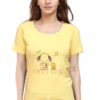 Women's Round Neck Half Sleeve T-shirt 'Friends'