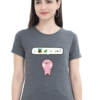 Women's Round Neck Half Sleeve T-shirt 'I Believe in You'