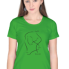 Women's Round Neck Half Sleeve T-shirt 'My Mind is a Mess...'