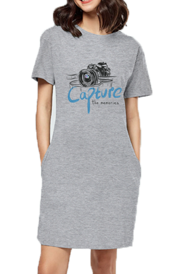 Women's T-Shirt Dress Half Sleeve