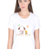 Women's Round Neck Half Sleeve T-shirt 'Friends'