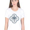 Women's Round Neck Half Sleeve T-shirt 'Symbol'