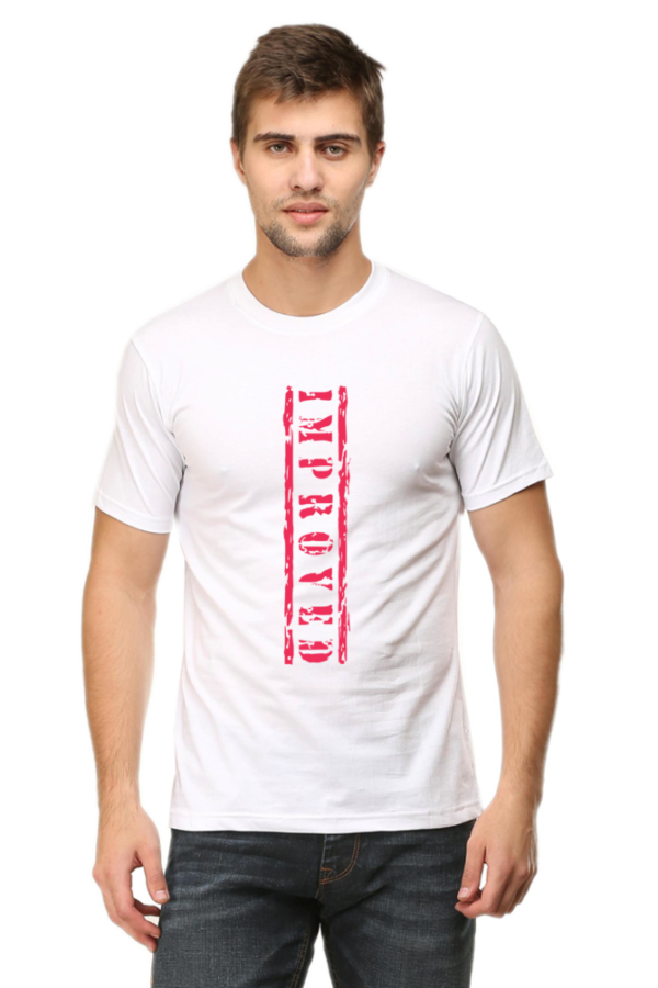 Men Printed T-shirt - 'Improved'