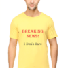 Men Printed T-shirt - 'Breaking News'
