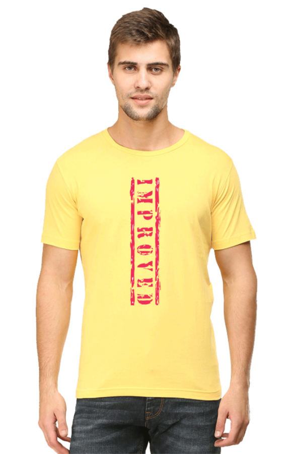 Men Printed T-shirt - 'Improved'