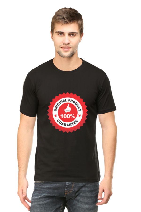 Men Printed T-shirt - 'Guarantee'