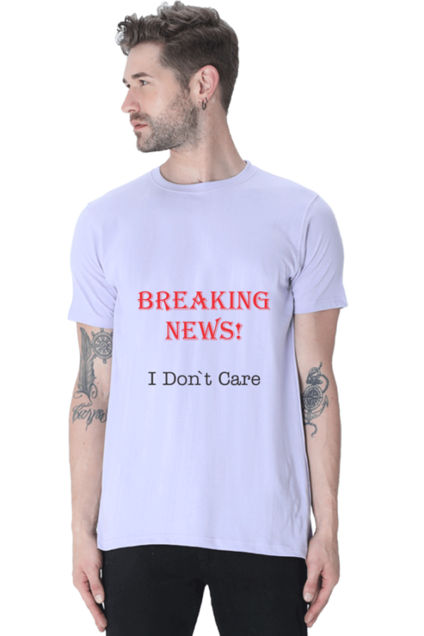Men Printed T-shirt - 'Breaking News'